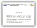 ACCREDITATION CERTIFICATES