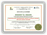 CONSTRUCTION OCCUPATIONAL SAFETY & HEALTH