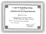 TECHNICAL TRAINING CERTIFICATION